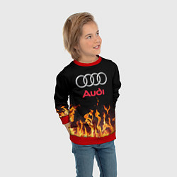 Свитшот детский AUDI, цвет: 3D-красный — фото 2