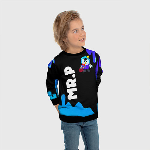 Детский свитшот BRAWL STARS MRP / 3D-Черный – фото 3