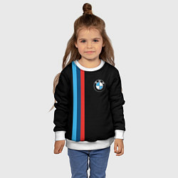 Свитшот детский BMW, цвет: 3D-белый — фото 2