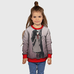 Свитшот детский Мори Огай, цвет: 3D-красный — фото 2