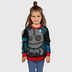 Свитшот детский Форма Voodoo Gamer, цвет: 3D-красный — фото 2