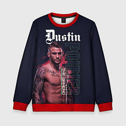 Свитшот детский Dustin Poirier, цвет: 3D-красный