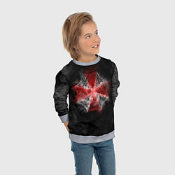 Свитшот детский RESIDENT EVIL 3, цвет: 3D-меланж — фото 2