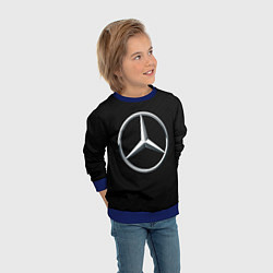 Свитшот детский MERCEDES-BENZ CARBON, цвет: 3D-синий — фото 2