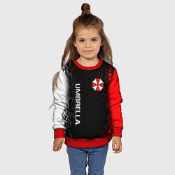 Свитшот детский RESIDENT EVIL UMBRELLA, цвет: 3D-красный — фото 2