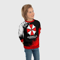 Свитшот детский RESIDENT EVIL UMBRELLA, цвет: 3D-красный — фото 2