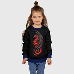 Свитшот детский Red Dragon, цвет: 3D-синий — фото 2
