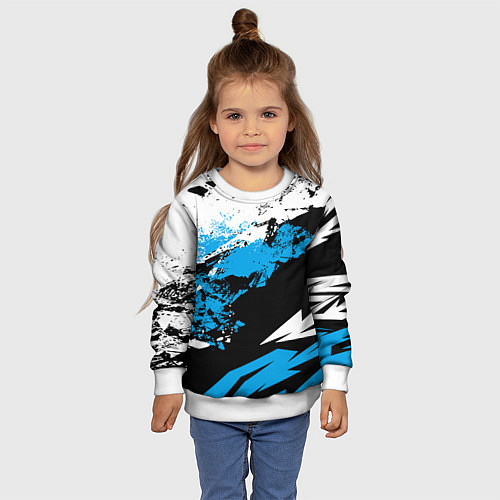 Детский свитшот Bona Fide / 3D-Белый – фото 4