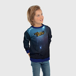 Свитшот детский Spaceship, цвет: 3D-синий — фото 2