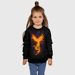 Свитшот детский Phoenix, цвет: 3D-черный — фото 2