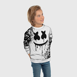 Свитшот детский Marshmello, цвет: 3D-белый — фото 2