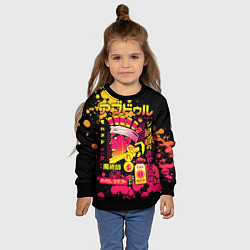 Свитшот детский Приключения ДжоДжо, цвет: 3D-черный — фото 2