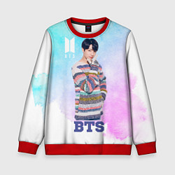 Свитшот детский BTS, цвет: 3D-красный