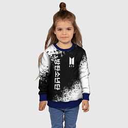 Свитшот детский BTS, цвет: 3D-синий — фото 2