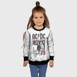 Свитшот детский ACDC, цвет: 3D-черный — фото 2