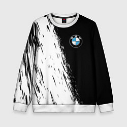 Свитшот детский BMW, цвет: 3D-белый