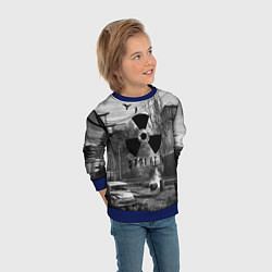 Свитшот детский СТАЛКЕР-ЧЕРНОБЫЛЬ, цвет: 3D-синий — фото 2