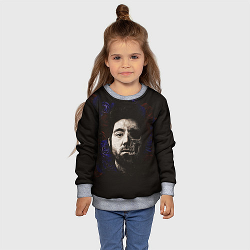 Детский свитшот Chino Moreno / 3D-Меланж – фото 4