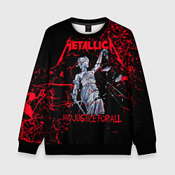 Свитшот детский Metallica, цвет: 3D-черный