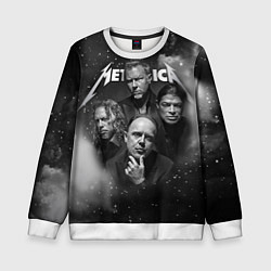 Свитшот детский Metallica, цвет: 3D-белый