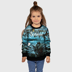 Свитшот детский Sabaton, цвет: 3D-черный — фото 2