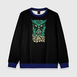 Свитшот детский Owl 1, цвет: 3D-синий