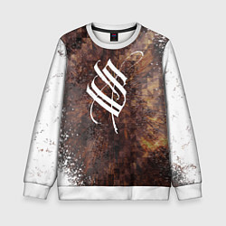 Свитшот детский Stigmata logo, цвет: 3D-белый