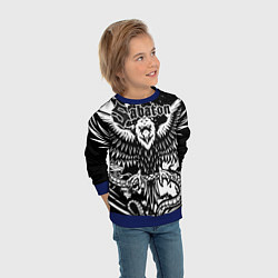 Свитшот детский SABATON, цвет: 3D-синий — фото 2