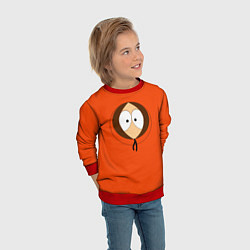 Свитшот детский Кенни, цвет: 3D-красный — фото 2