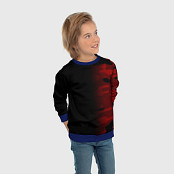 Свитшот детский RED BLACK MILITARY CAMO, цвет: 3D-синий — фото 2