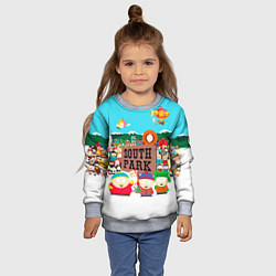 Свитшот детский South Park, цвет: 3D-меланж — фото 2