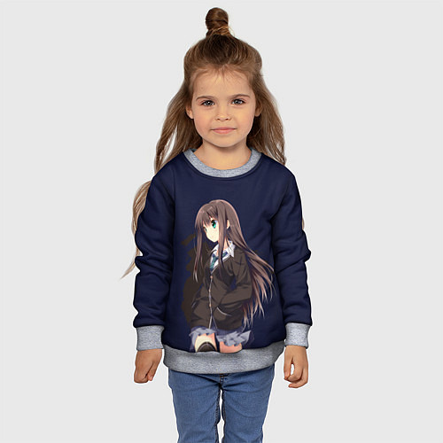 Детский свитшот Аниме / 3D-Меланж – фото 4