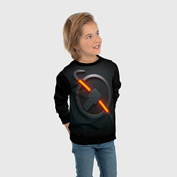 Свитшот детский HALF-LIFE, цвет: 3D-черный — фото 2