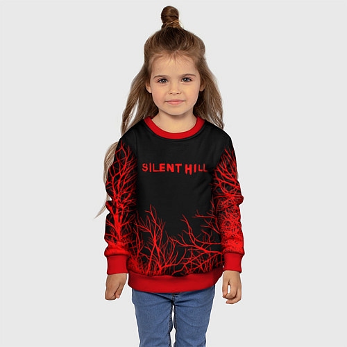Детский свитшот SILENT HILL / 3D-Красный – фото 4