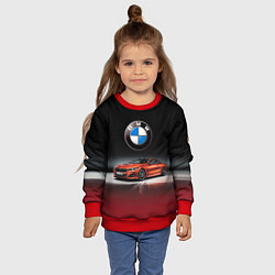Свитшот детский BMW, цвет: 3D-красный — фото 2
