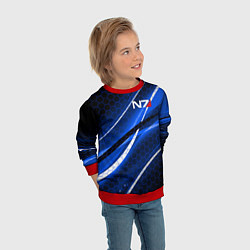 Свитшот детский MASS EFFECT N7, цвет: 3D-красный — фото 2