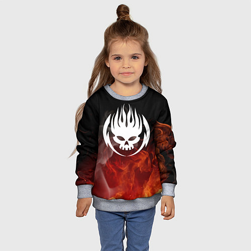 Детский свитшот THE OFFSPRING / 3D-Меланж – фото 4