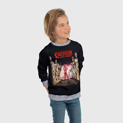 Детский свитшот Kreator 16 / 3D-Меланж – фото 3