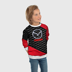 Свитшот детский MAZDA, цвет: 3D-белый — фото 2