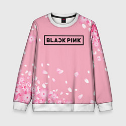 Свитшот детский BLACKPINK, цвет: 3D-белый