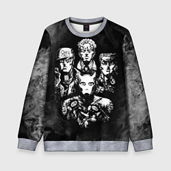 Свитшот детский JOJOS BIZARRE ADVENTURE, цвет: 3D-меланж