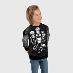 Свитшот детский JOJOS BIZARRE ADVENTURE, цвет: 3D-черный — фото 2
