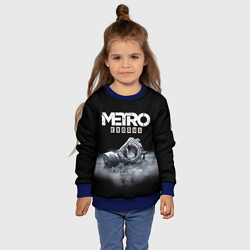 Детский свитшот METRO EXODUS / 3D-Синий – фото 4