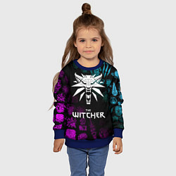 Свитшот детский ВЕДЬМАК, цвет: 3D-синий — фото 2