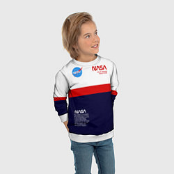 Свитшот детский NASA, цвет: 3D-белый — фото 2