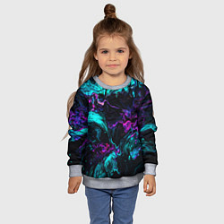 Свитшот детский ABSTRACT, цвет: 3D-меланж — фото 2