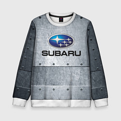 Свитшот детский SUBARU, цвет: 3D-белый