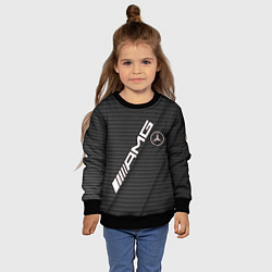 Свитшот детский Mercedes, цвет: 3D-черный — фото 2