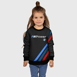 Свитшот детский BMW POWER CARBON, цвет: 3D-черный — фото 2