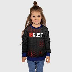 Свитшот детский RUST, цвет: 3D-синий — фото 2
